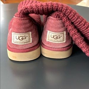 Knit ugg boots